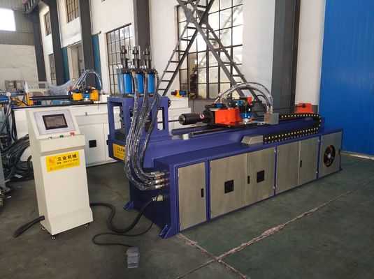 Driecilinder Rotary Steel Metal Tube Pipe Pressure Pipe Punching Machine