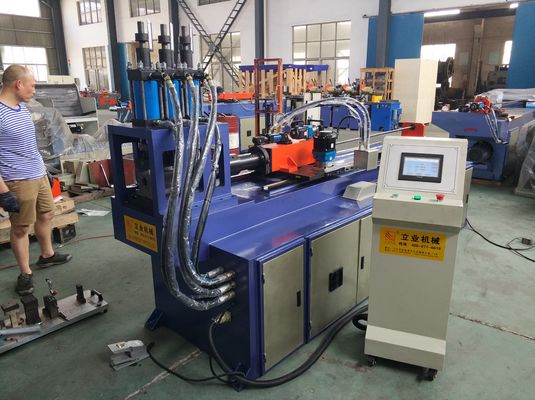 Driecilinder Rotary Steel Metal Tube Pipe Pressure Pipe Punching Machine
