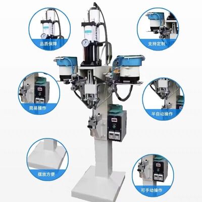 Automatische buisvormige rivetmachine Orbitaal halfhoog buisvormig pneumatisch voeden